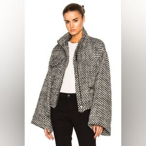 Gently worn Marquez Almeida tweed jacket With Exaggerated Sleeves